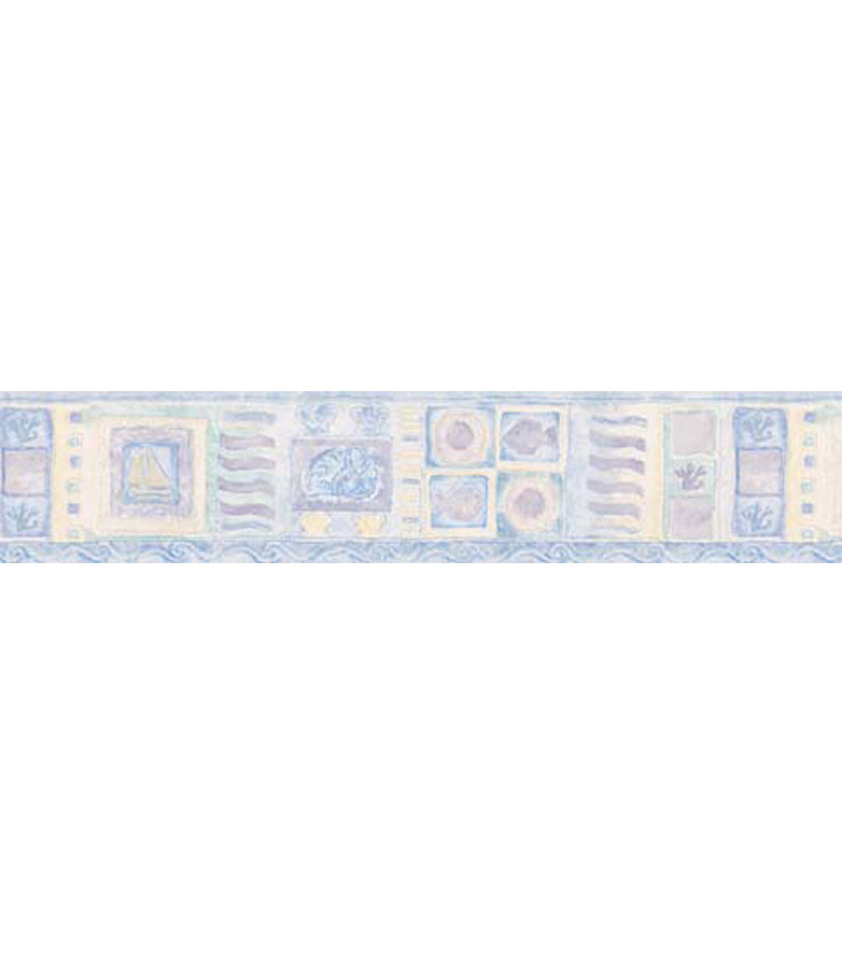 Free download Nautical Seashells Starfish Prepasted Wall Border Roll