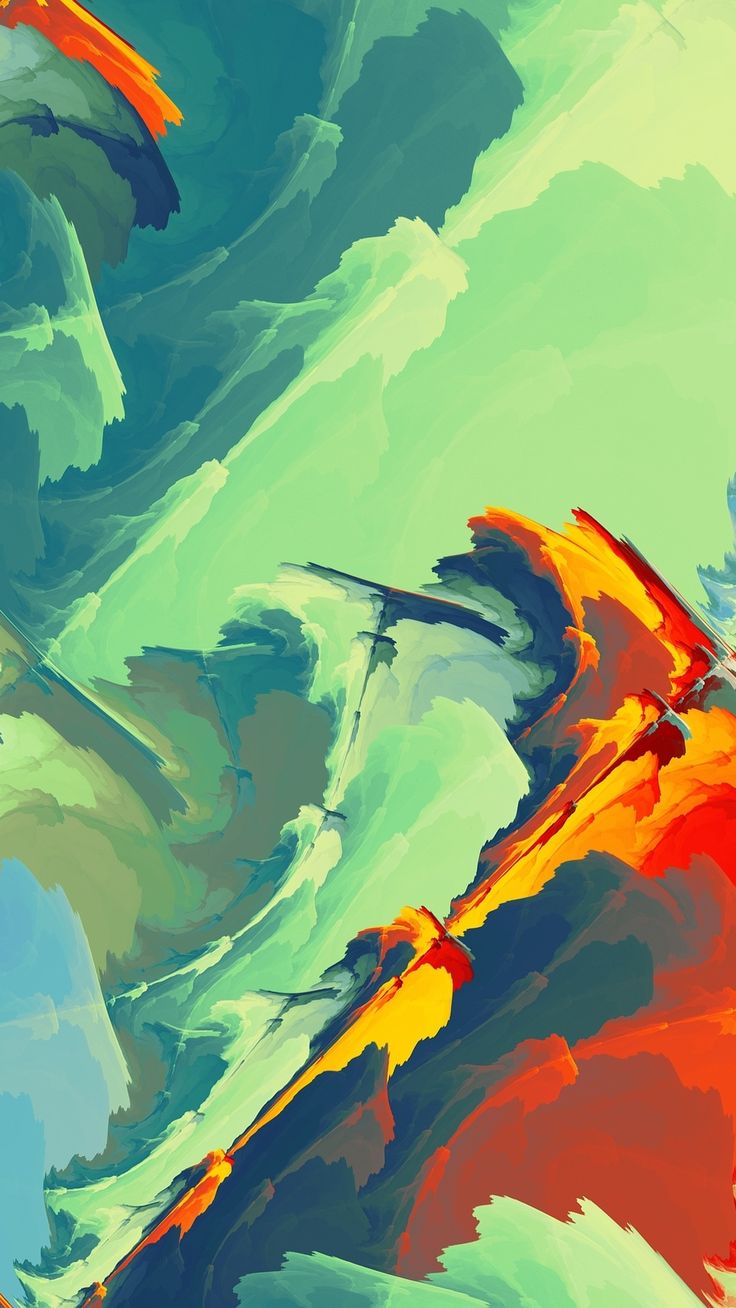 Strains Abstract Artwork Wallpaper Painting