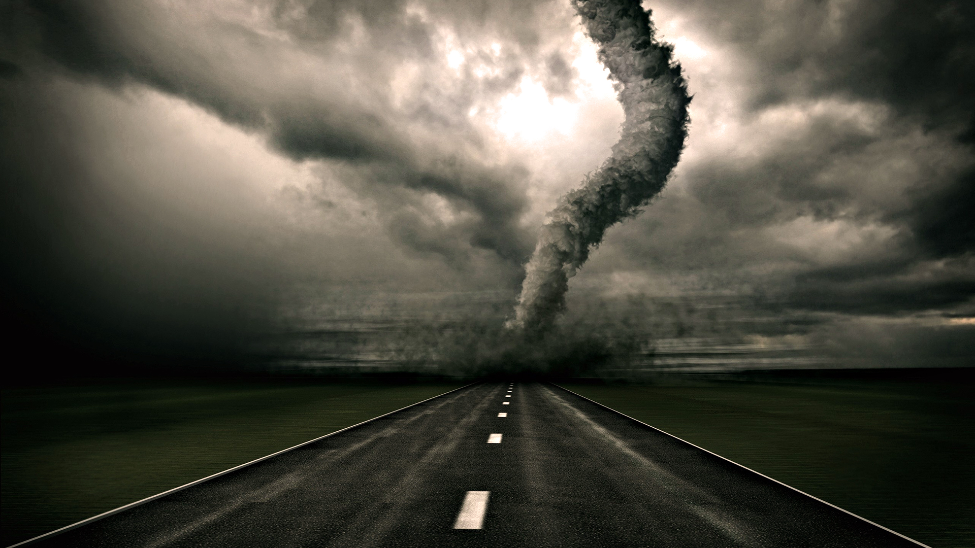 Weather Tornadoes Wallpaper Roads