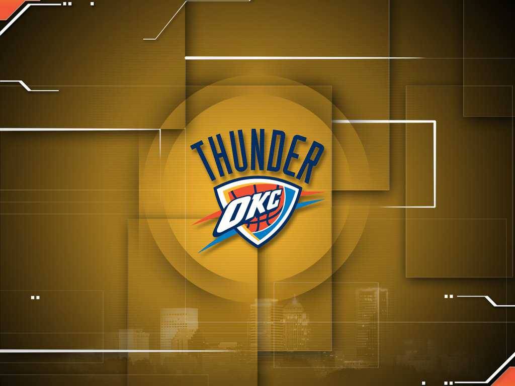 OKC Thunder Logo Wallpaper   Oklahoma City Thunders Wallpaper