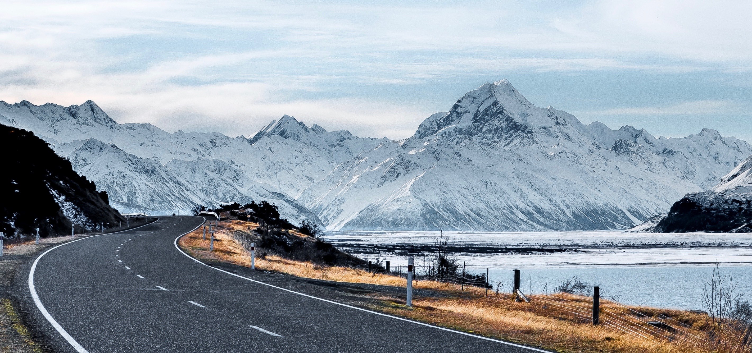 Wallpaper Id Road Mountain Snowy And Landscape
