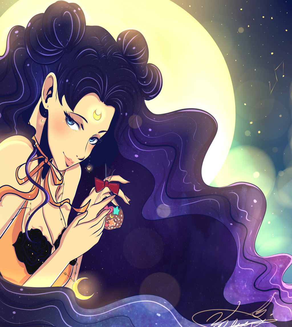 Sailor Moon Luna By Invader Celes