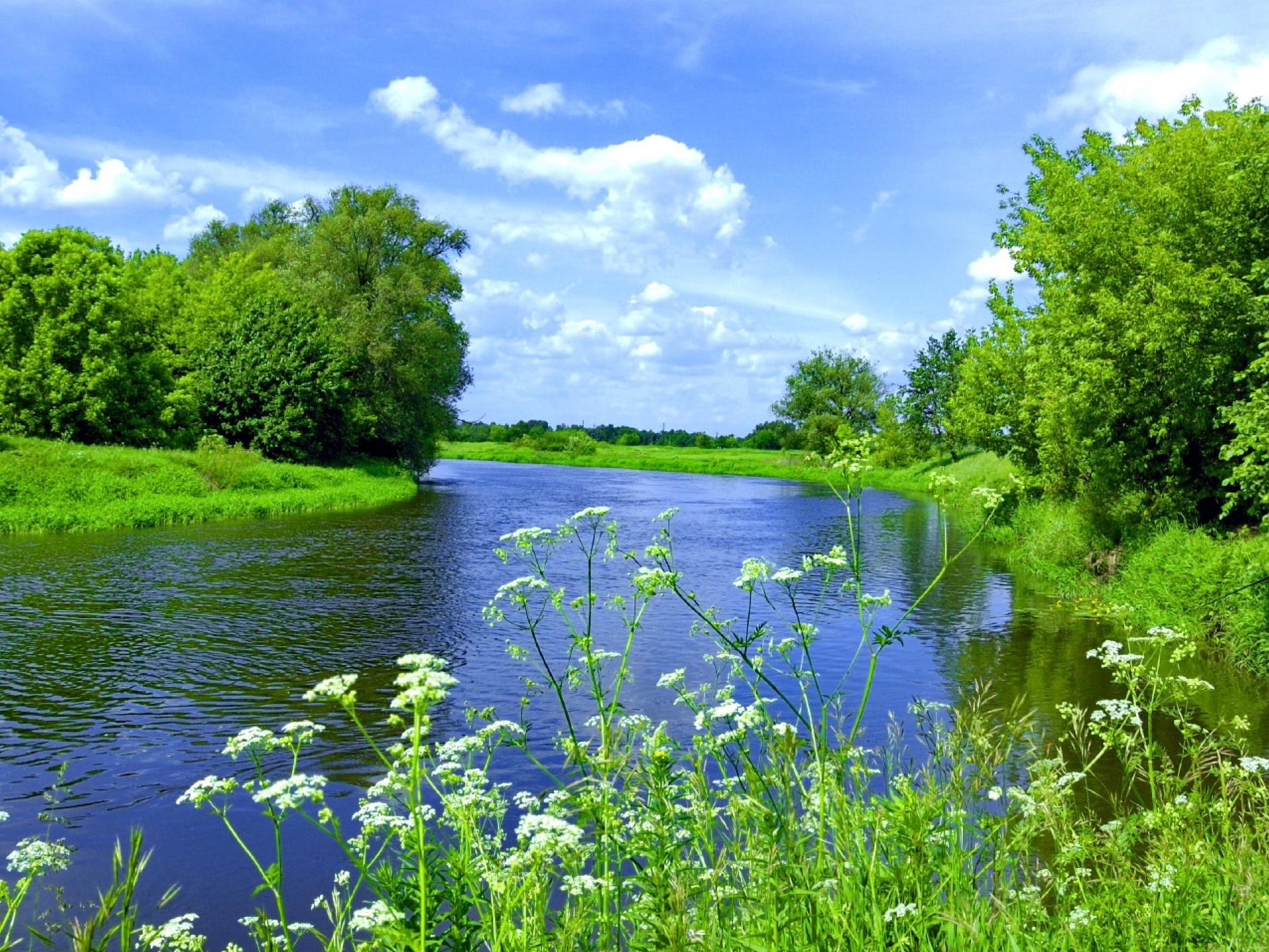 River Scene Wallpaper
