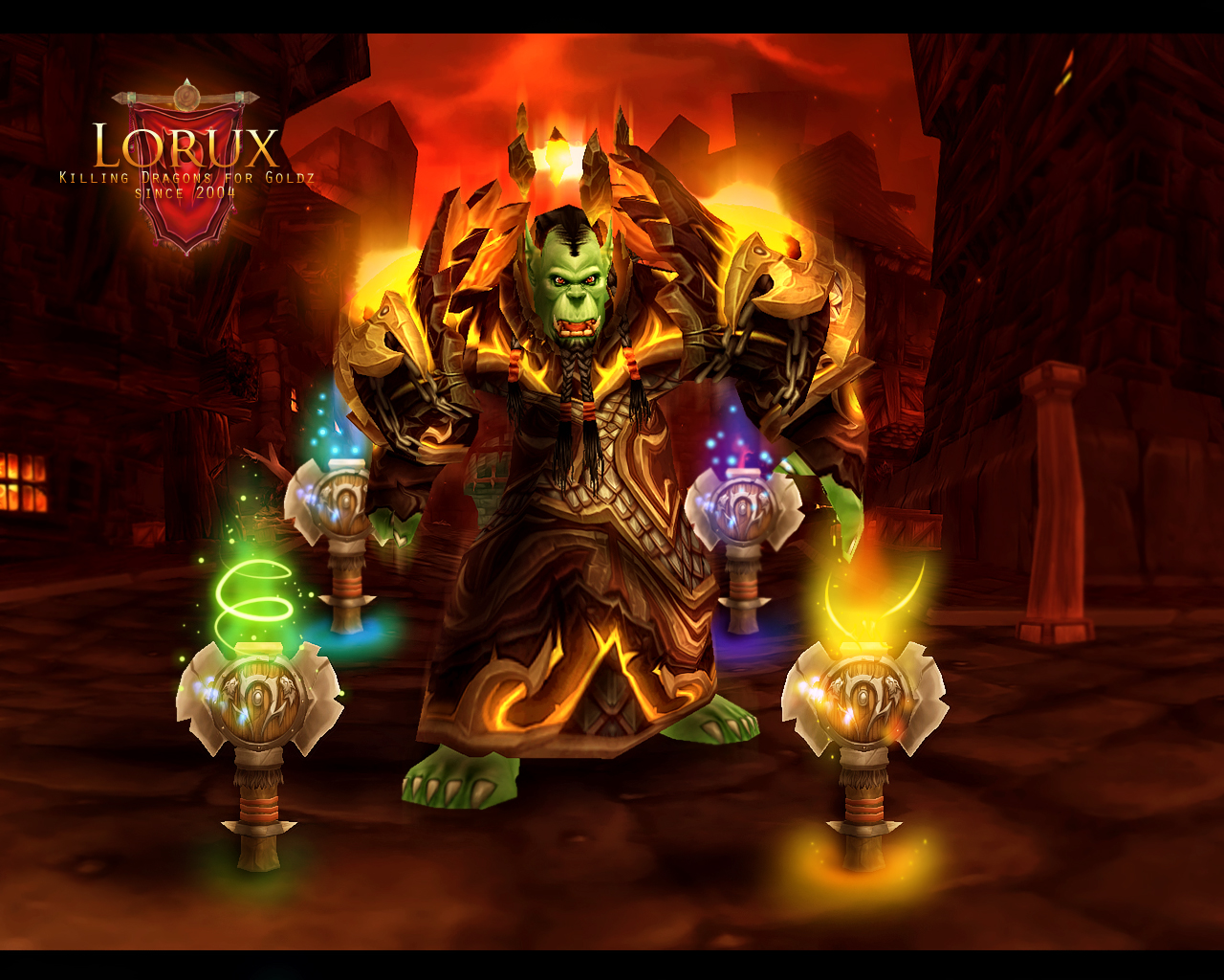 Wow Shaman Wallpaper Orc Background By