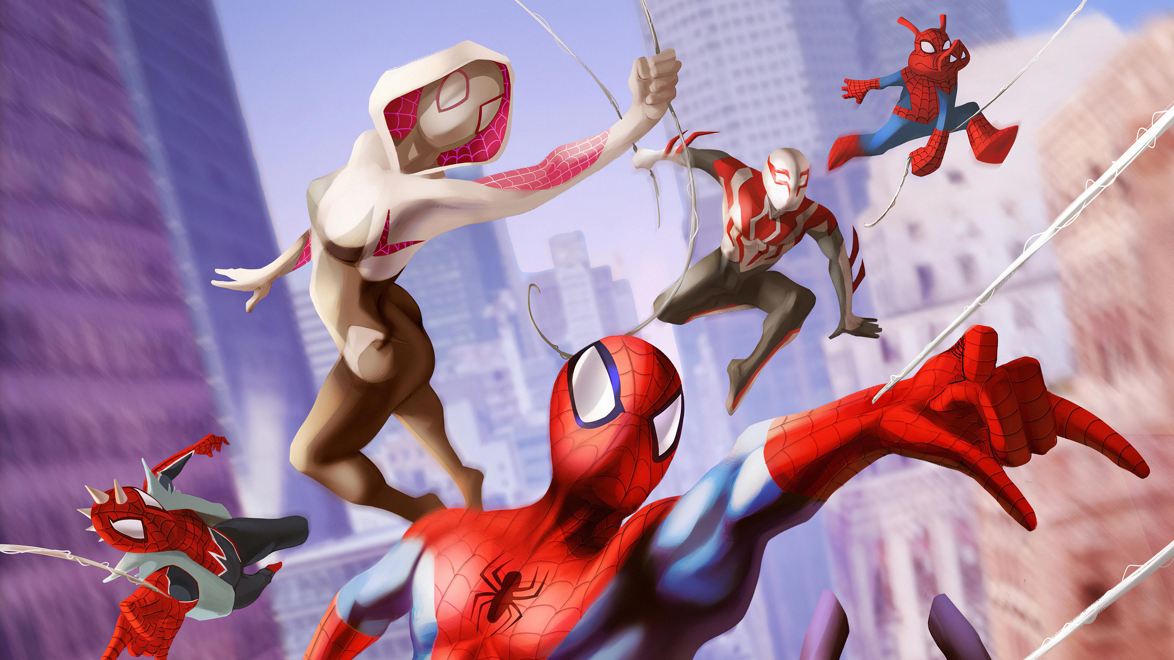 Movie Spider Man Across The Verse 4k Ultra HD Wallpaper By