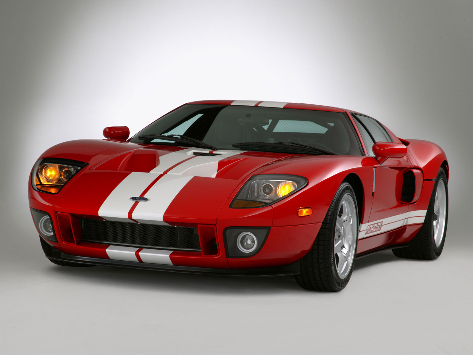 Ford Gt40 Red With White Stripes