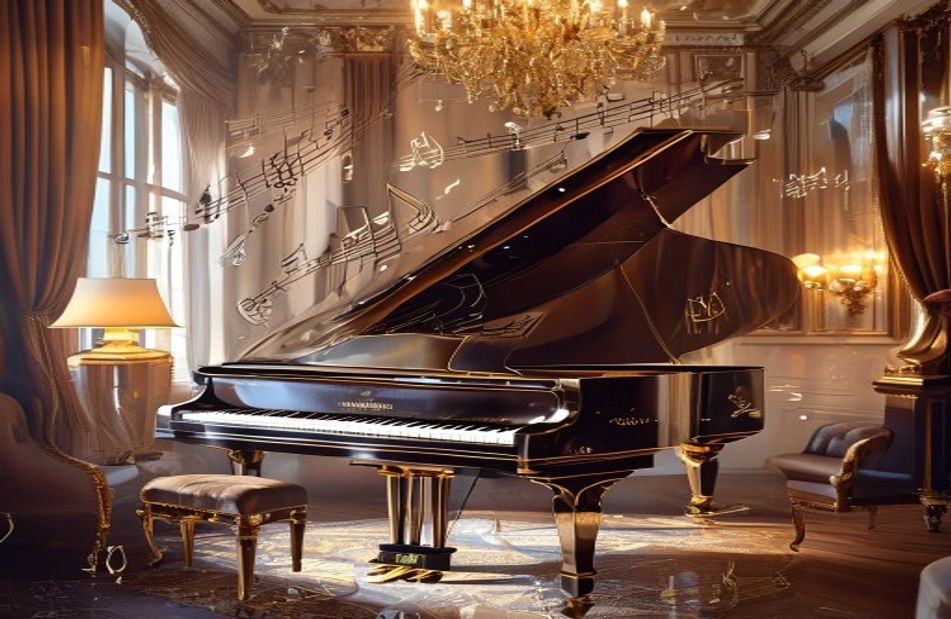 Grand Piano Wallpaper