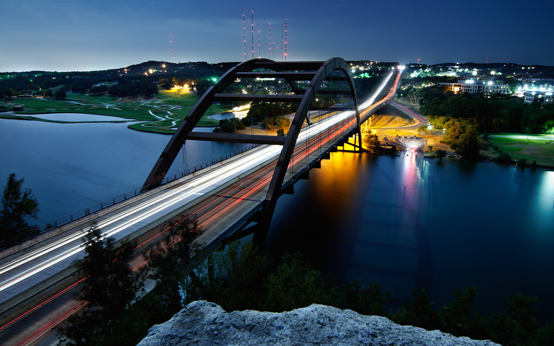 Bridge in Austin Texas Computer Wallpapers Desktop Backgrounds