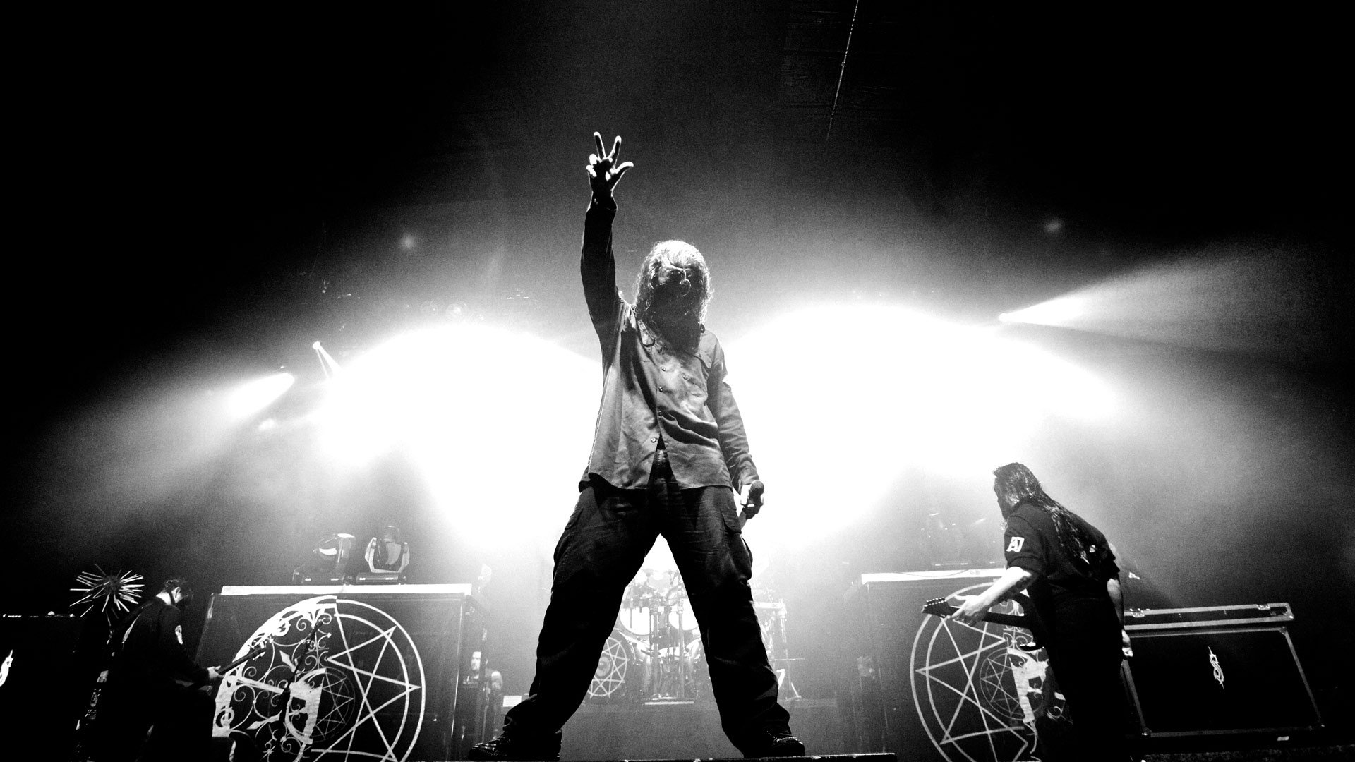 Slipknot Nu Metal Groove Heavy Concert Singer Wallpaper