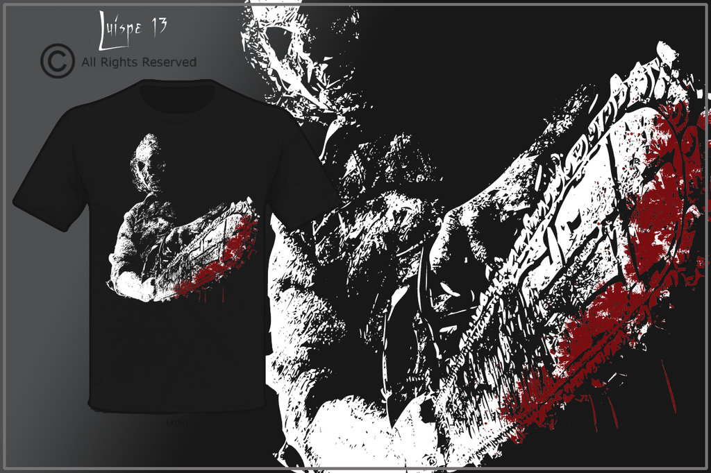 Leatherface Wallpaper T Shirt By