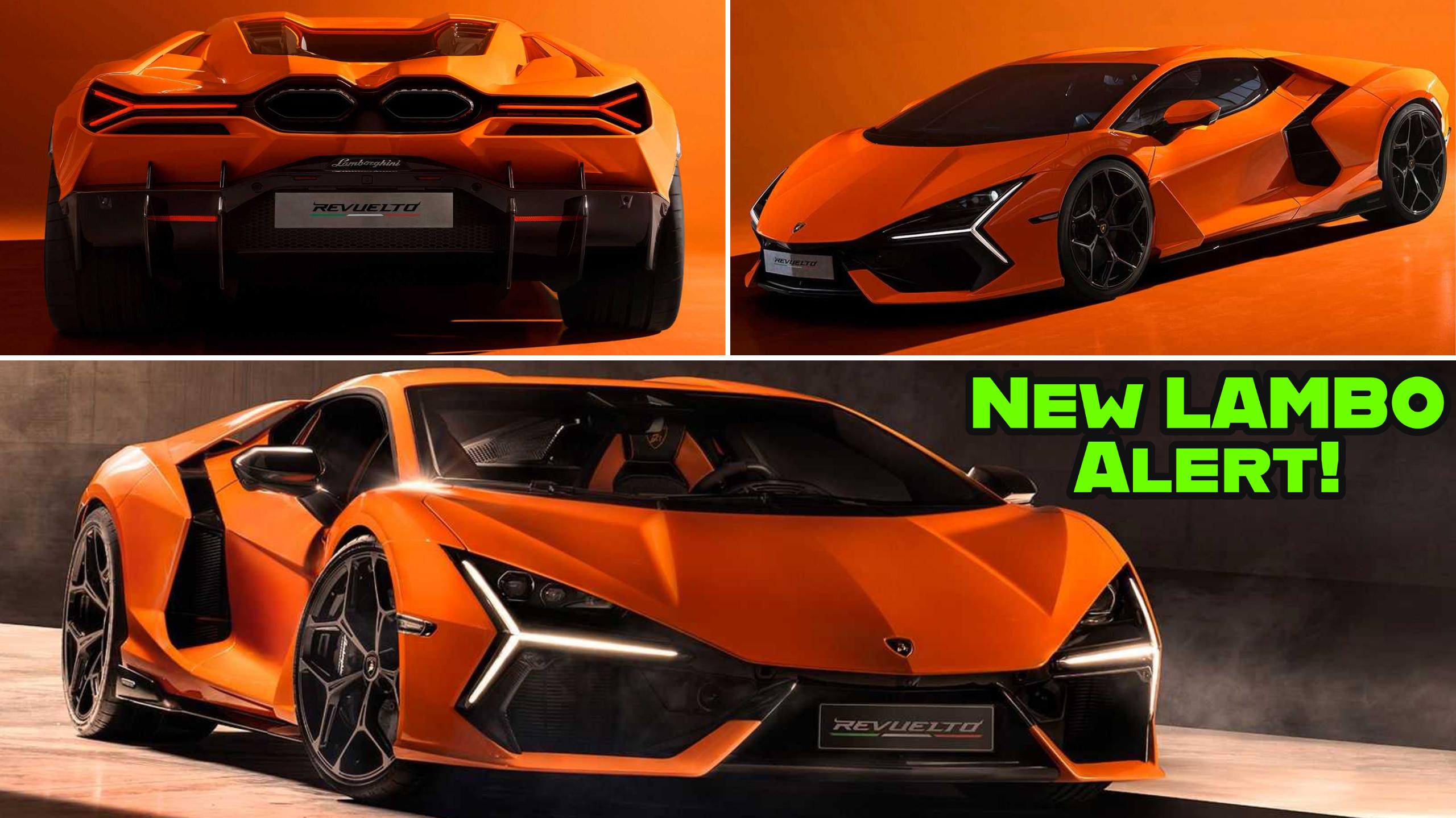 All New Lamborghini Revuelto Supercar Leaked Hybrid V12 Produces