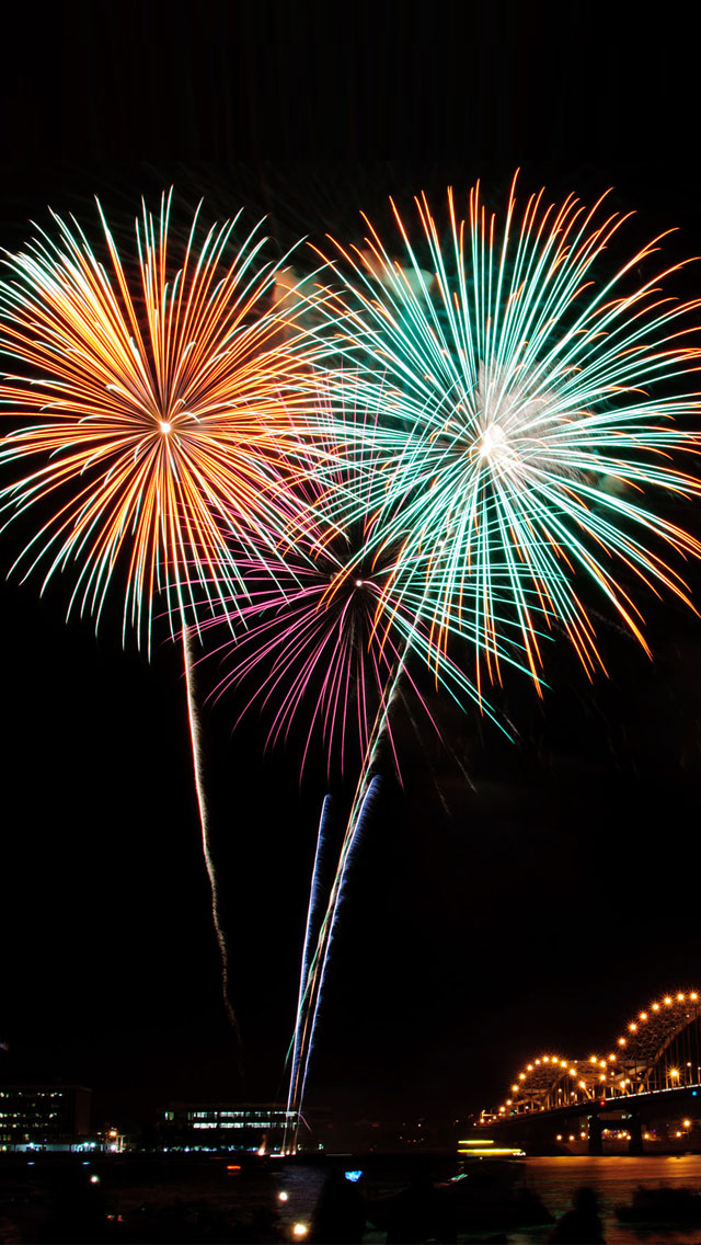 Happy 4th Of July Fireworks Pictures Quotes iPhone Wallpaper