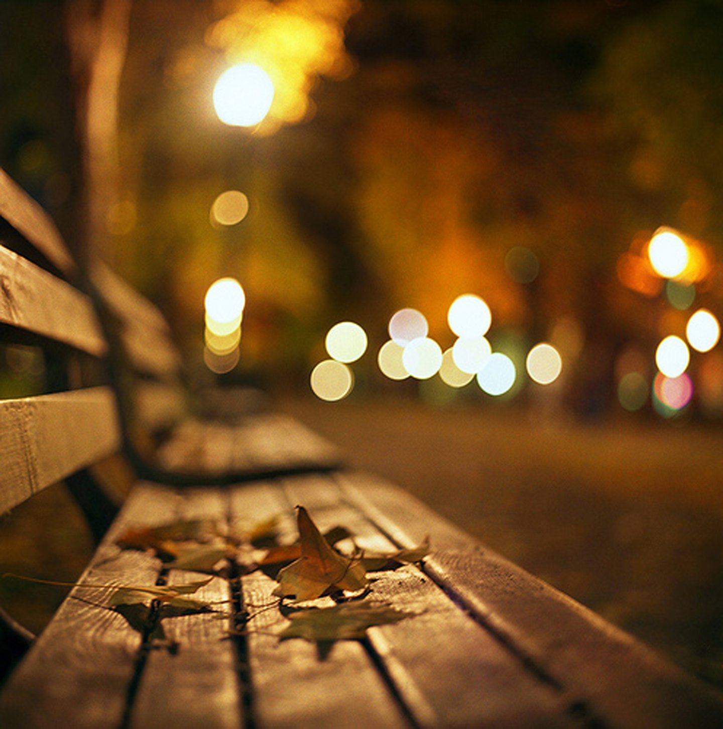 Beautiful Night Street Light Wallpaper HD