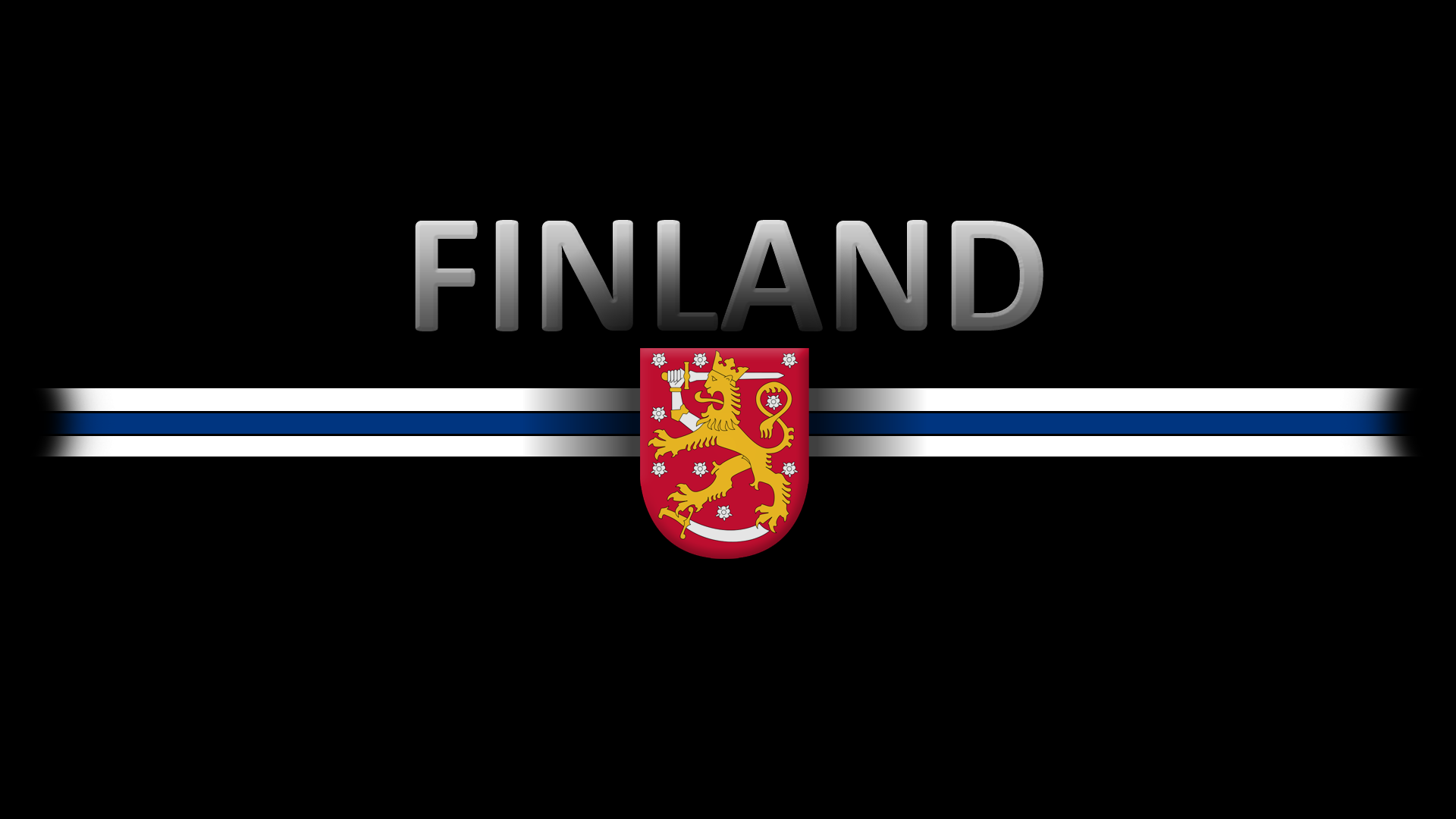 Finland Crest Flag Wallpaper