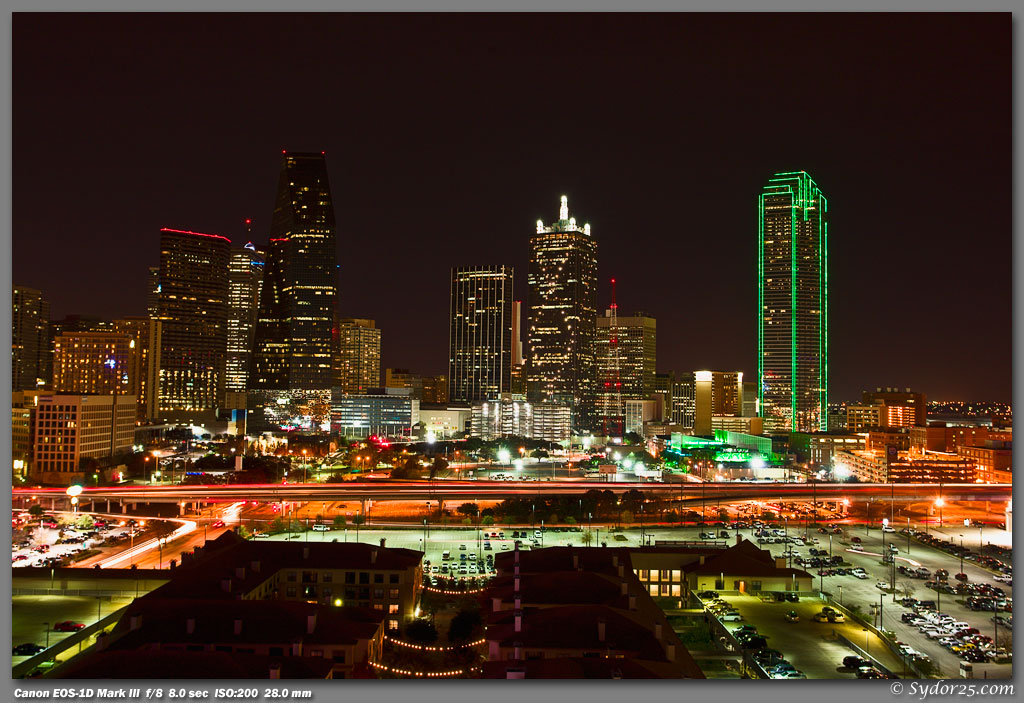 Dallas Texas Downtown Dusk