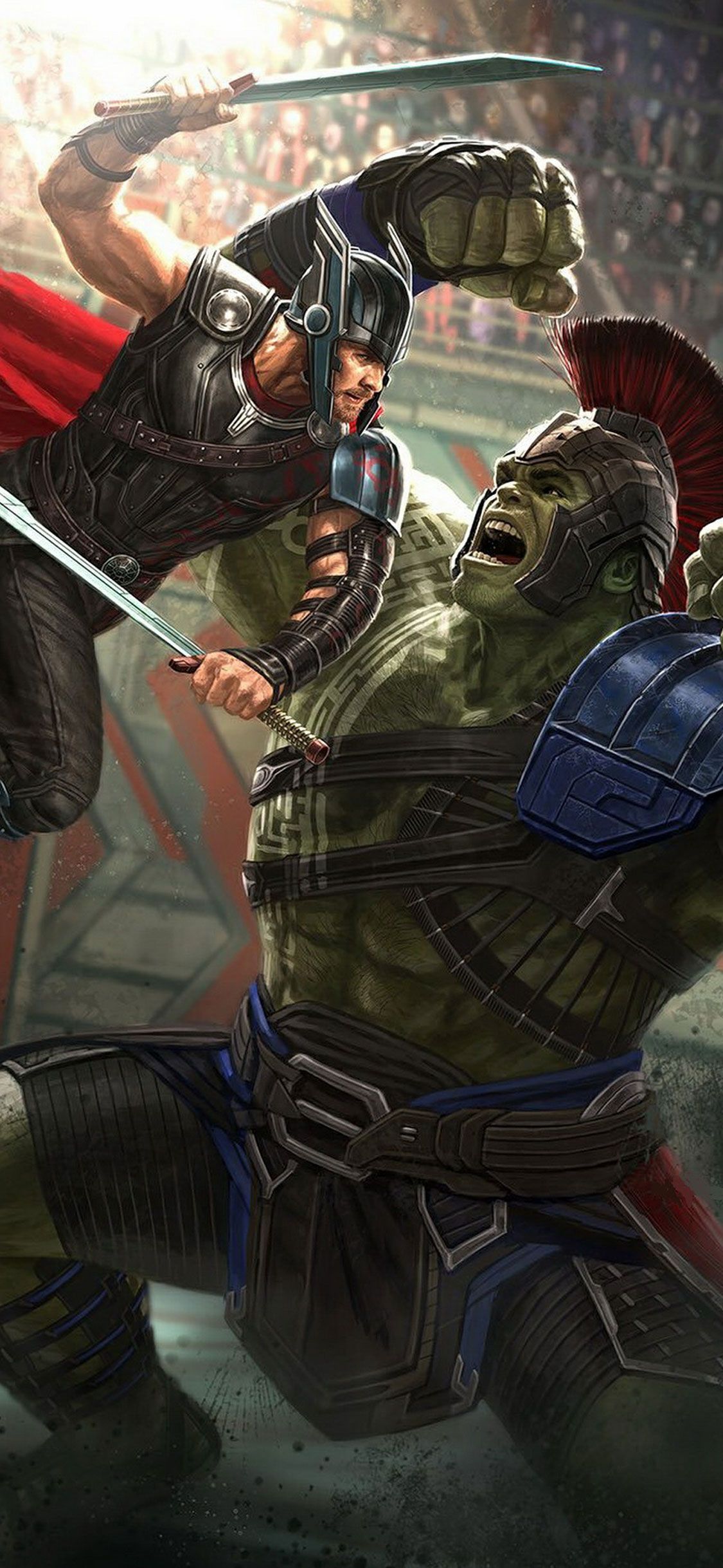 Thor Hulk Fight iPhone X Anurag Marvel