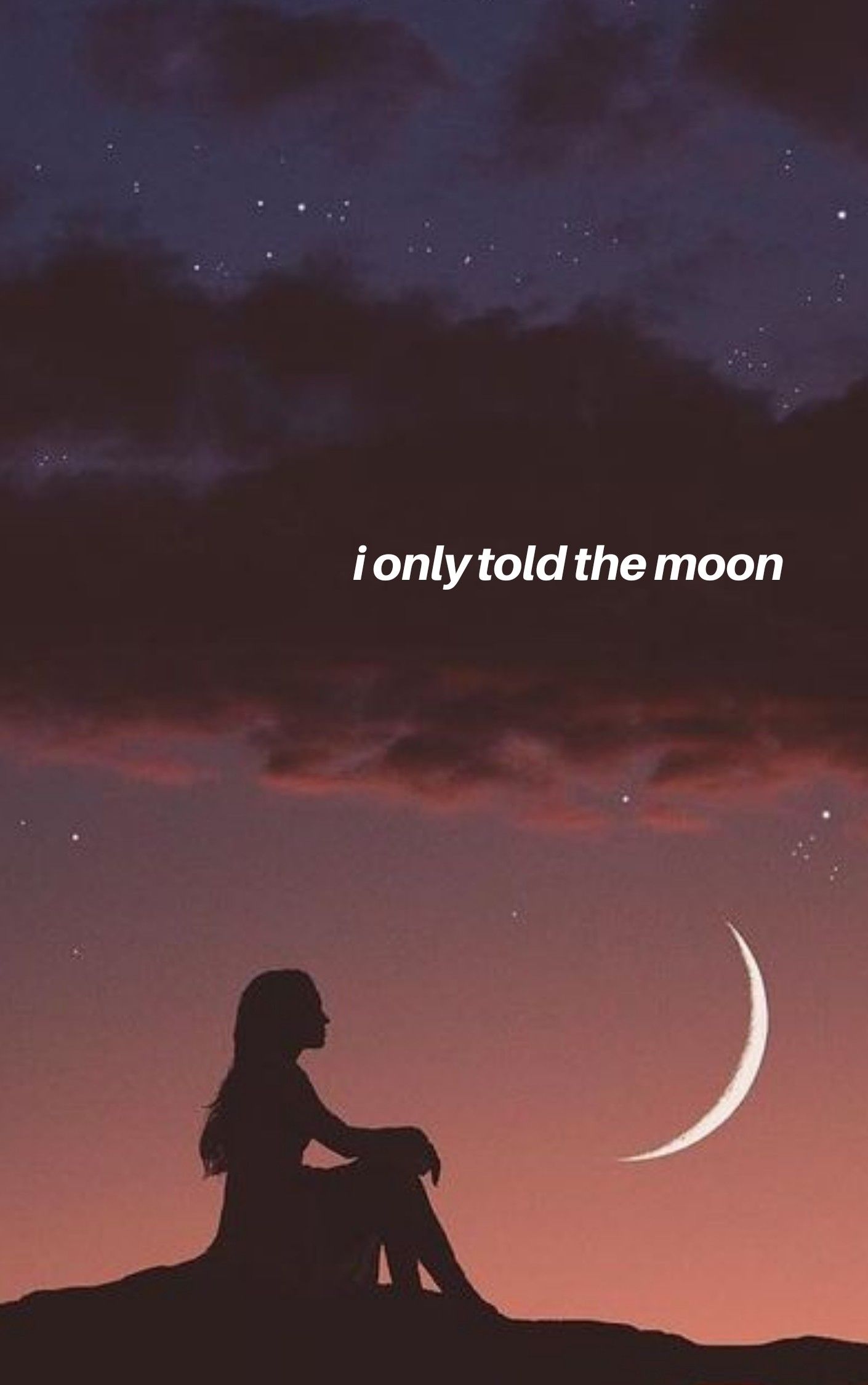 I Only Told The Moon By Camila Cabello Lyric Wallpaper And