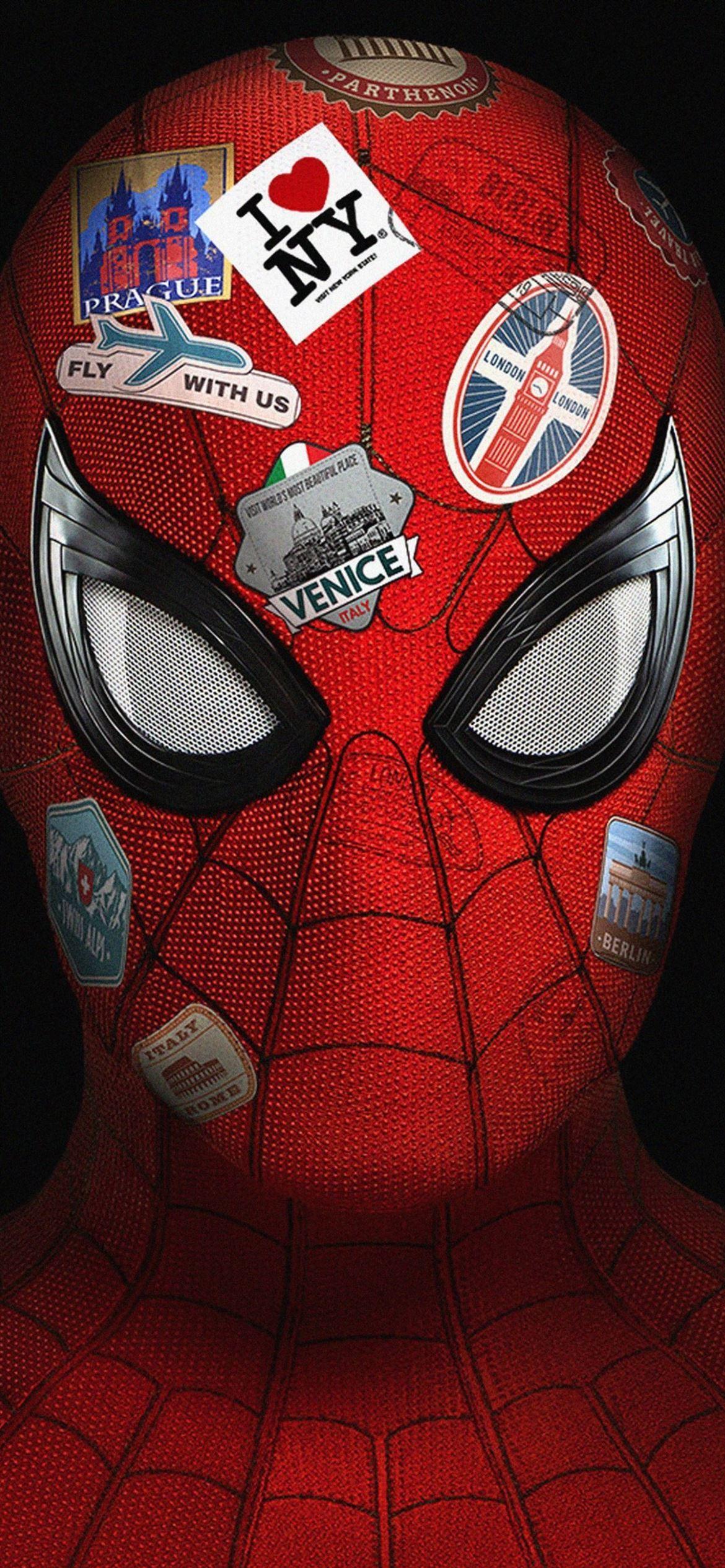 4k Spider Far From Home iPhone Se Wallpaper