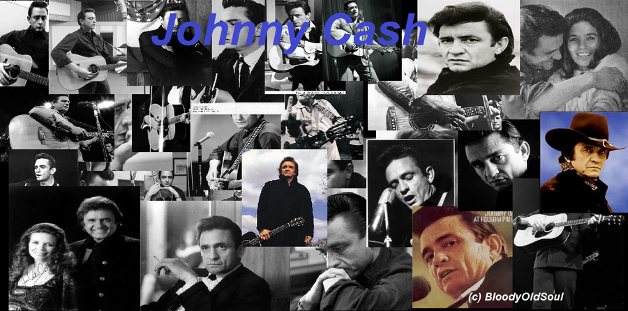 Johnny Cash Collage Wallpaper