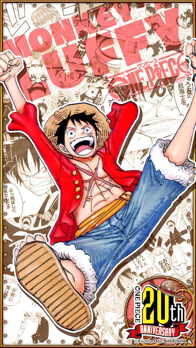 Pandaman On Onepiece 20th Anniversary Wallpaper