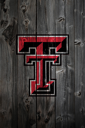 Texas Tech Red Raiders Wood iPhone Background