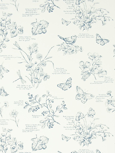 Ralph Lauren Nature Study Toile Wallpaper Elderberry Prl031 Online