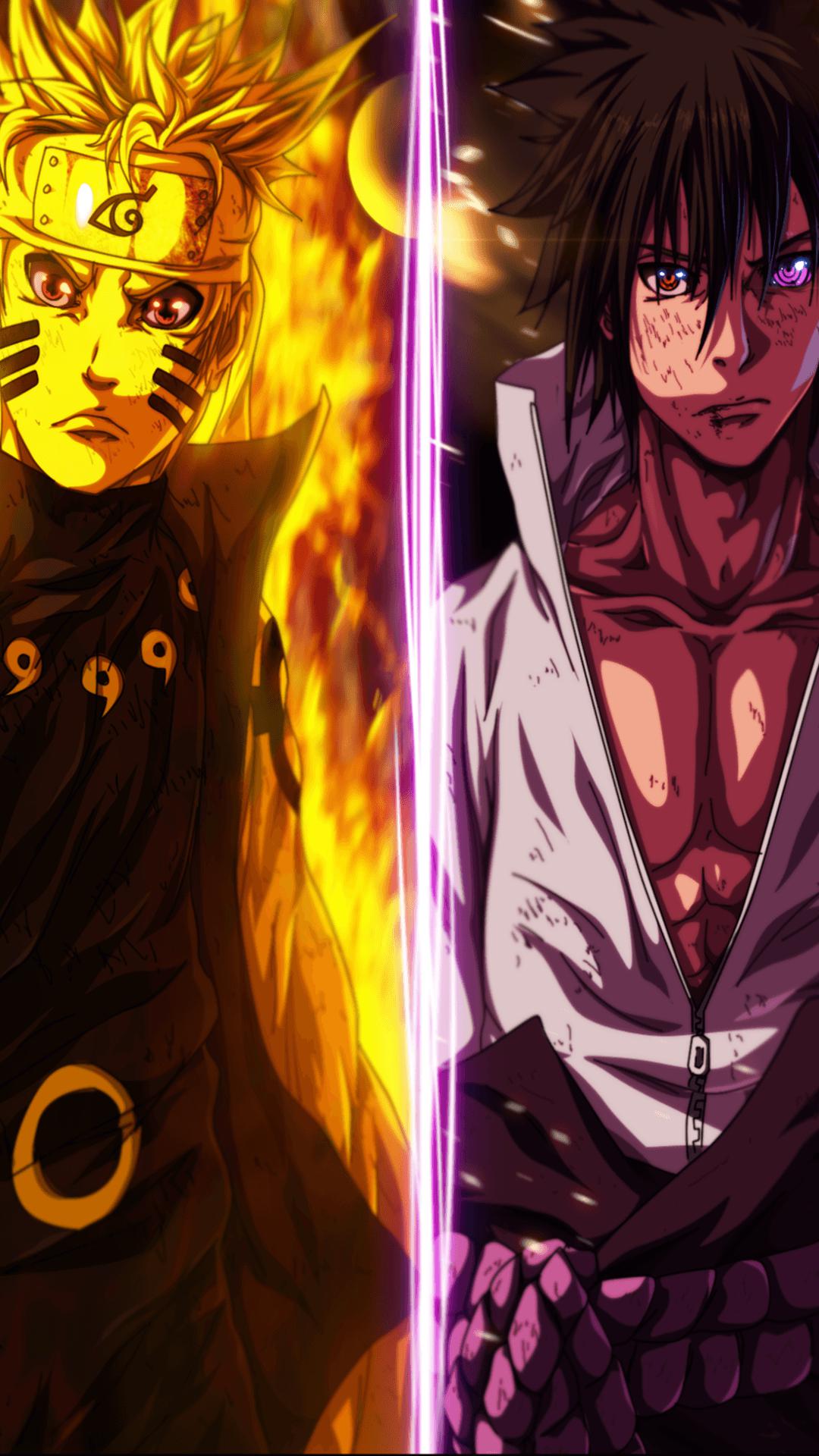 Naruto And Sasuke Wallpaper iPhone HD