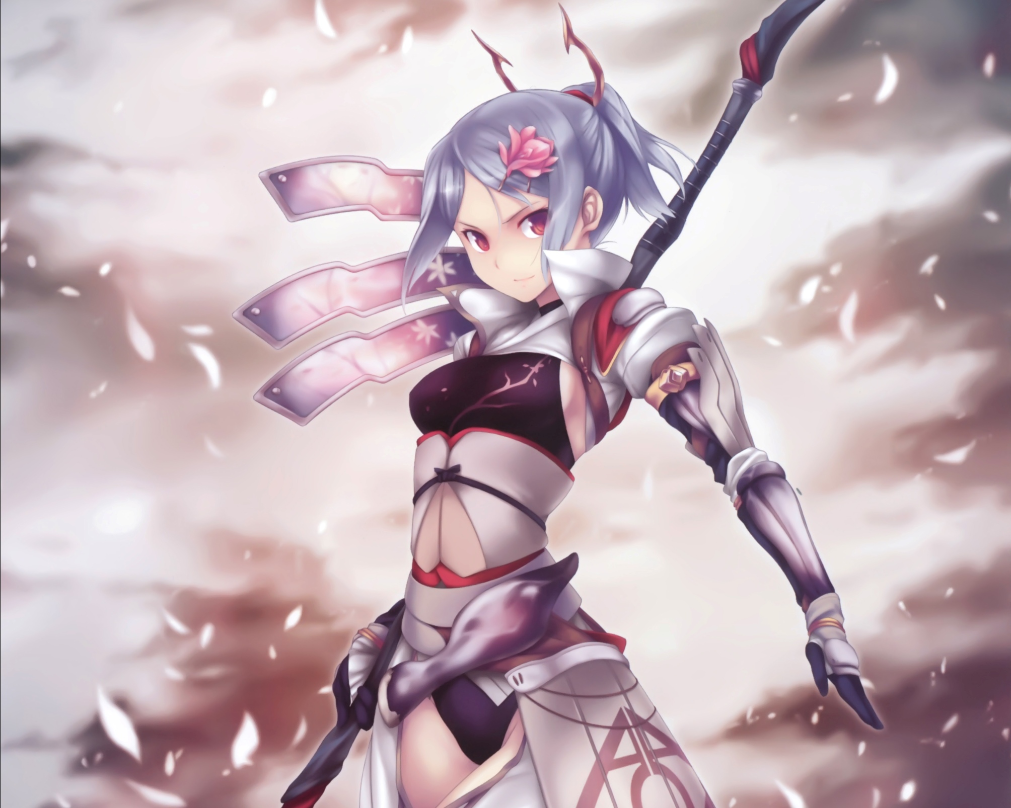 Anime Girl Warrior Wallpaper HD Jpg