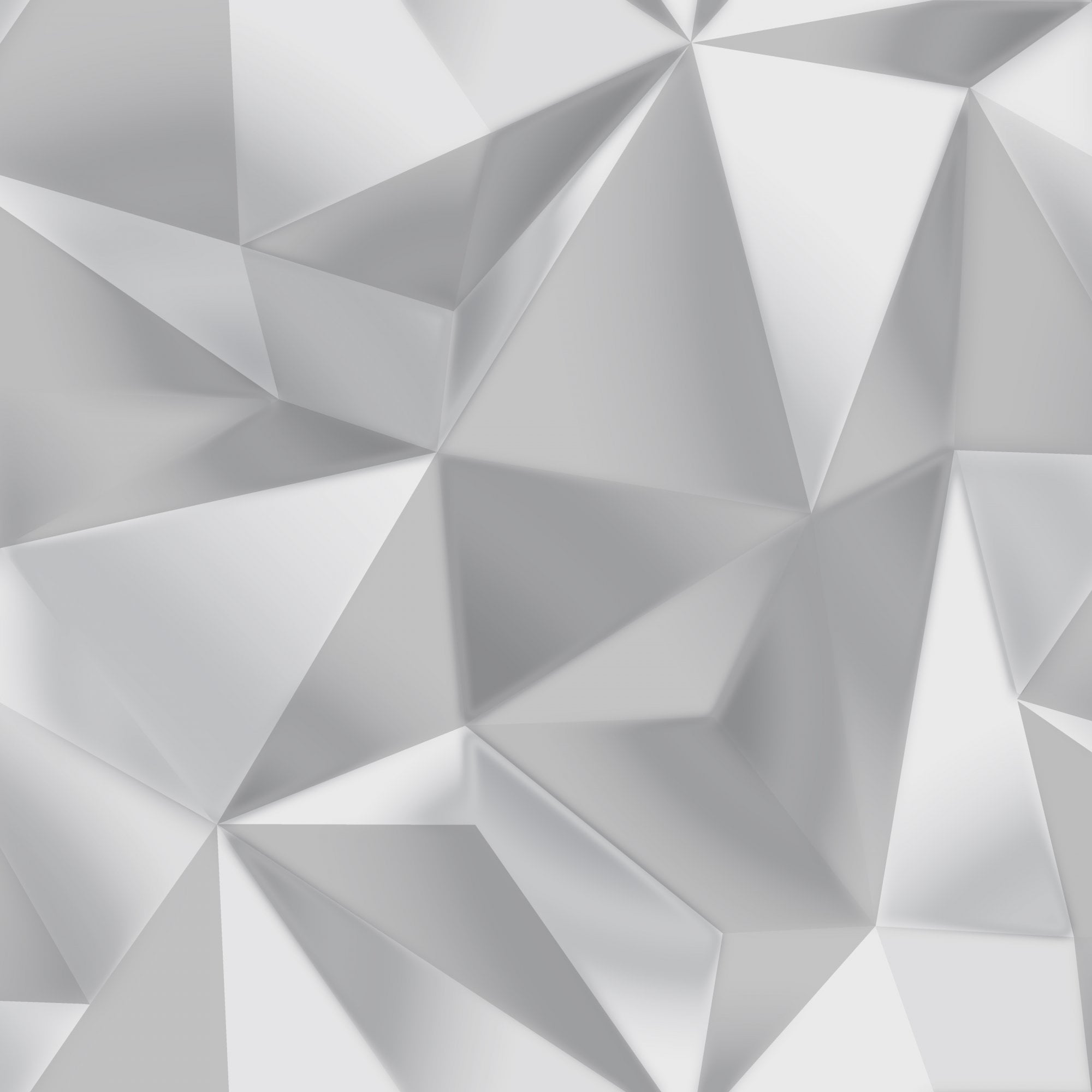 Debona Spectrum Silver Grey 3d Effect Geometric Shape Modern
