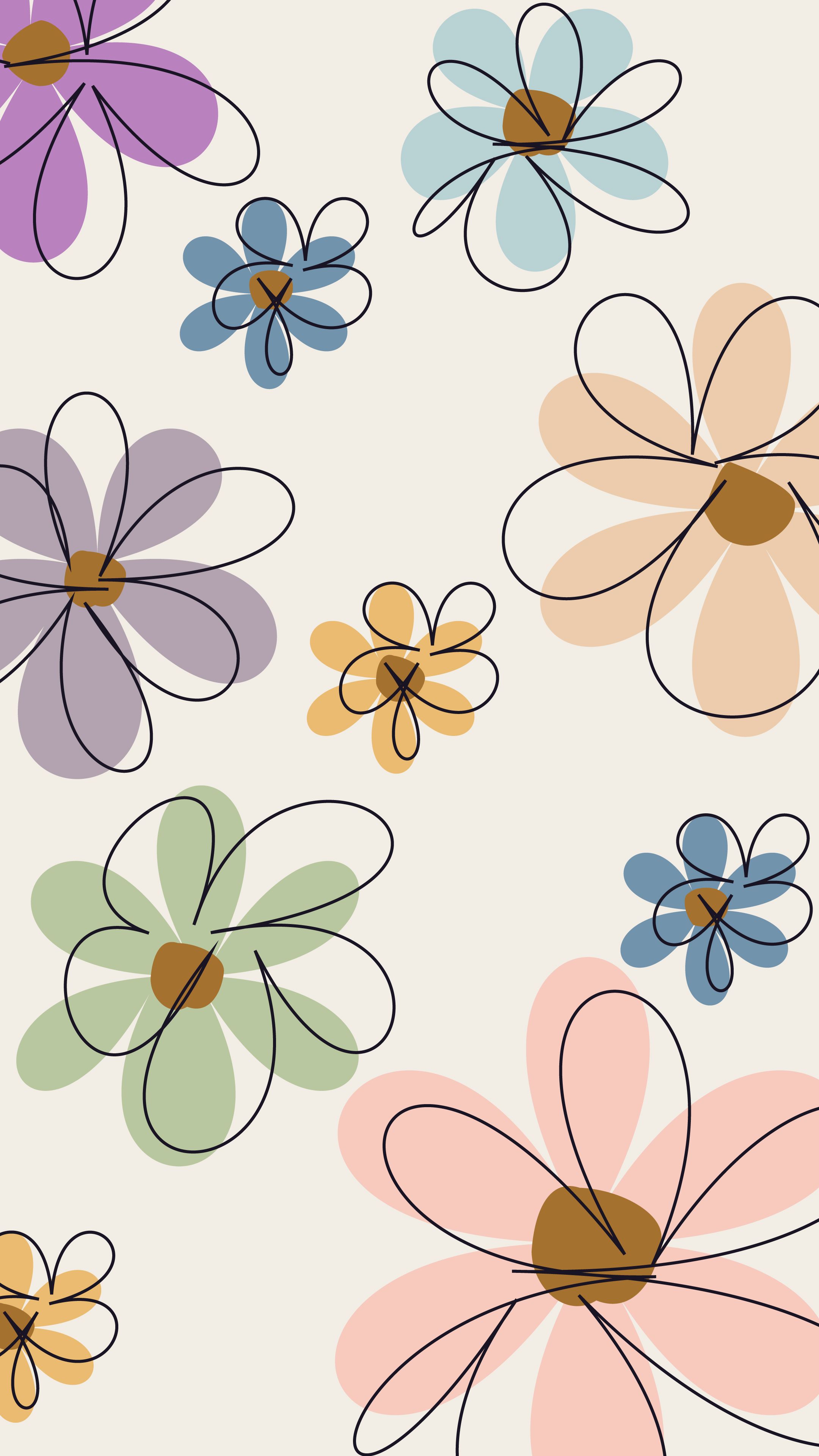 Summer Phone Wallpaper Floral iPhone Minimalist Smartphone