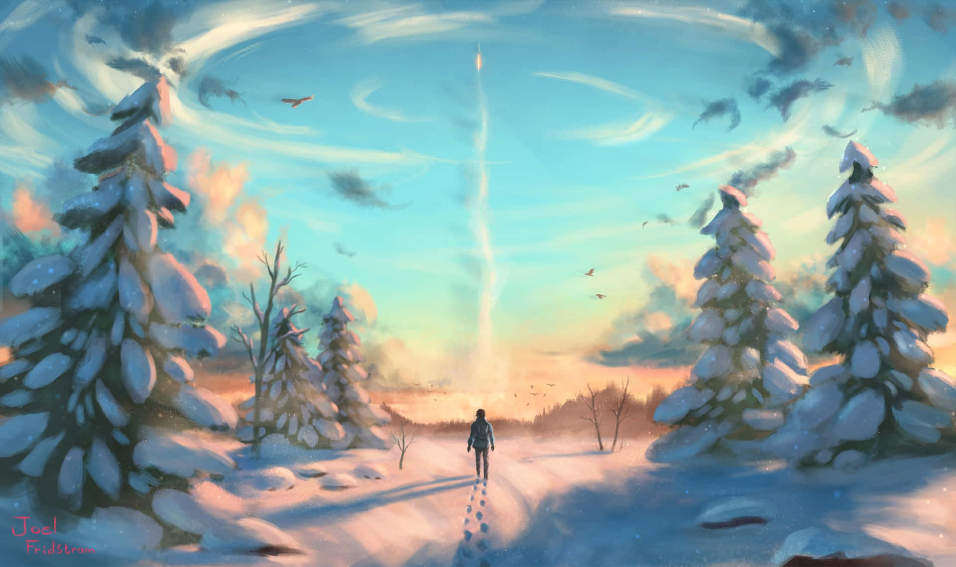 Snow Aesthetic Picture Wallpaper