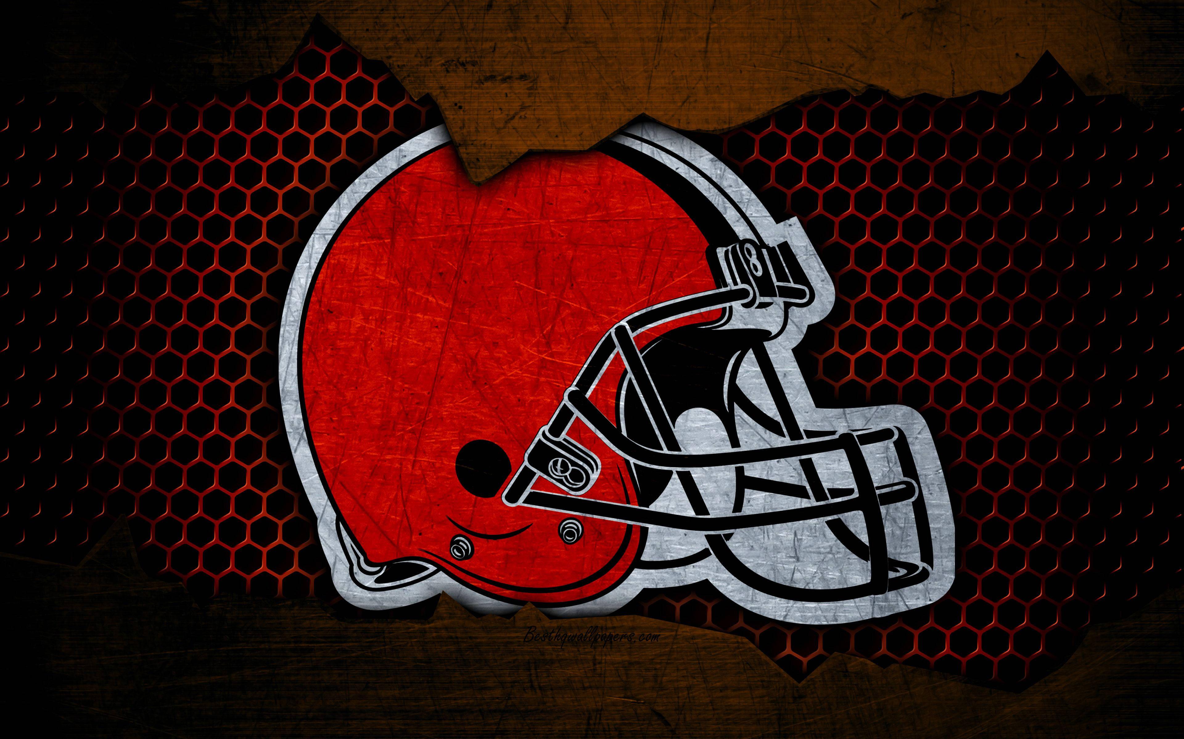 Cleveland Browns In Red And Black Wallpaper