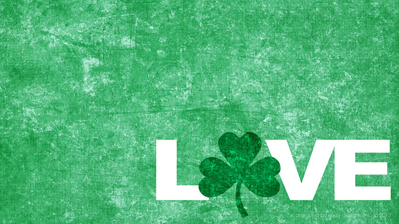 all things Irish with this St Patricks Day love desktop wallpaper 800x450