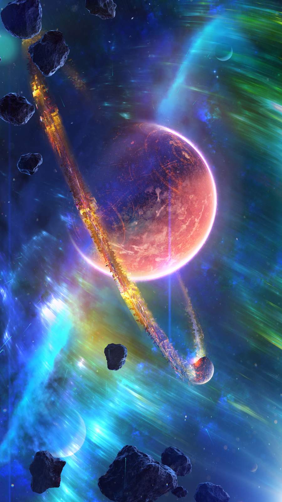 Nebula Pla iPhone Wallpaper