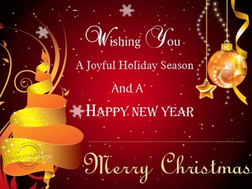 Christmas Greetings New Year Wishes HD Wallpaper Search