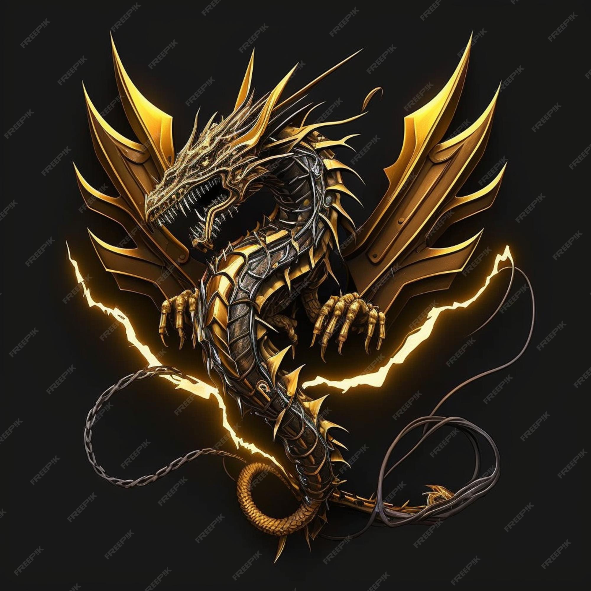 Gold Dragon Wallpaper HD