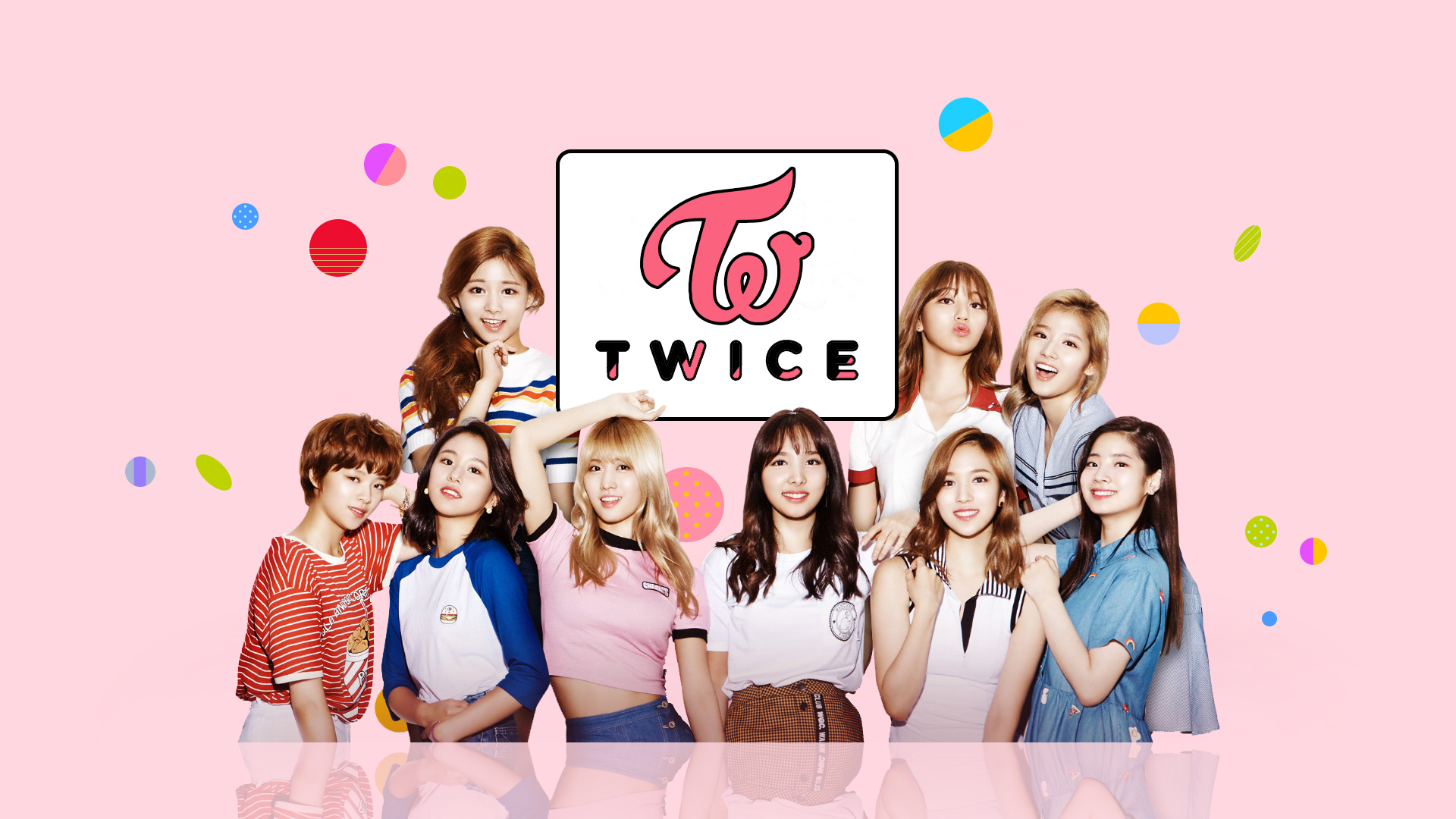 Twice K Pop Wallpaper HD Background Image