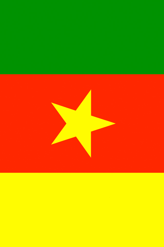 Cameroon Flag iPhone Wallpaper HD