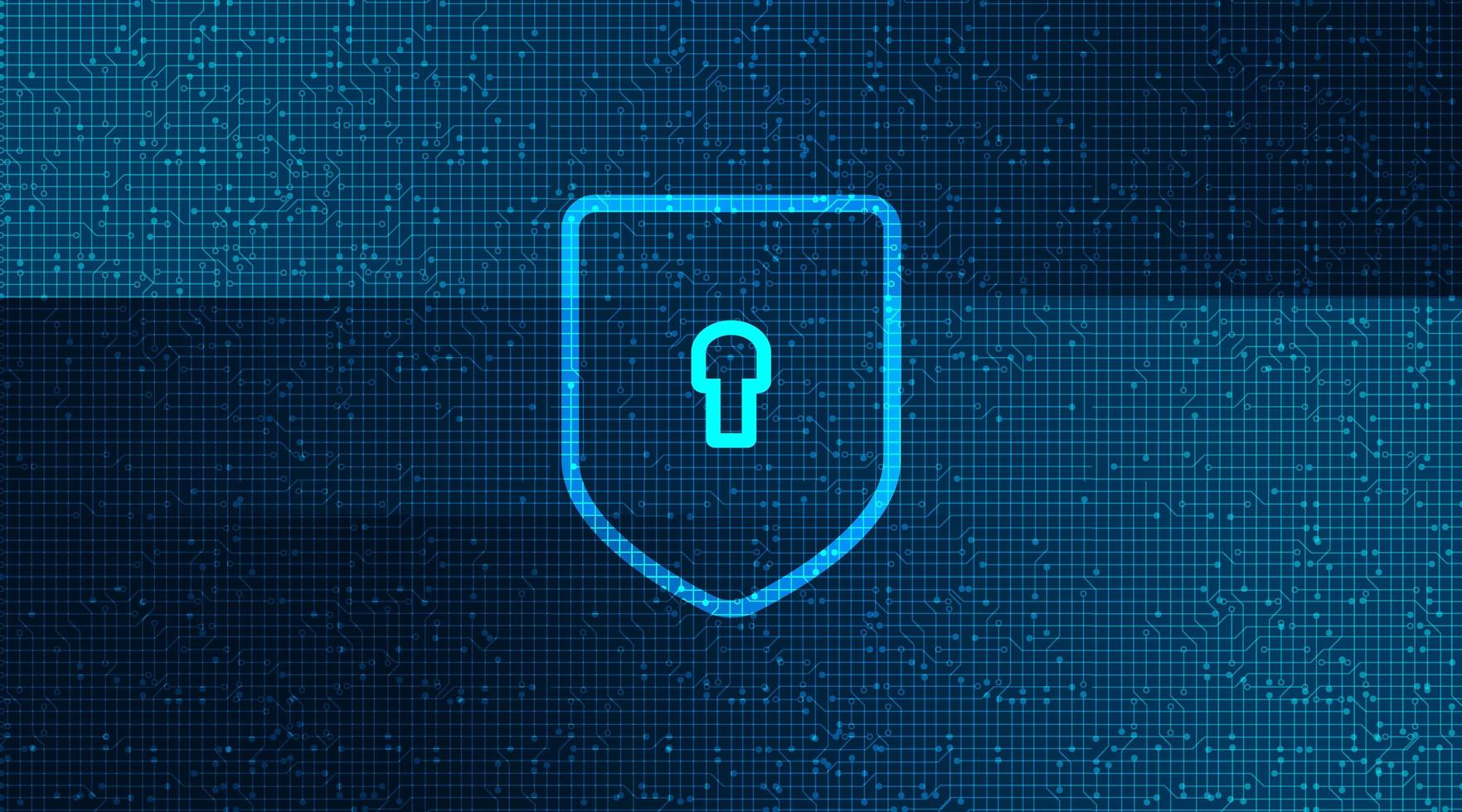 Digital Technology Shields Security background 692025 Vector Art