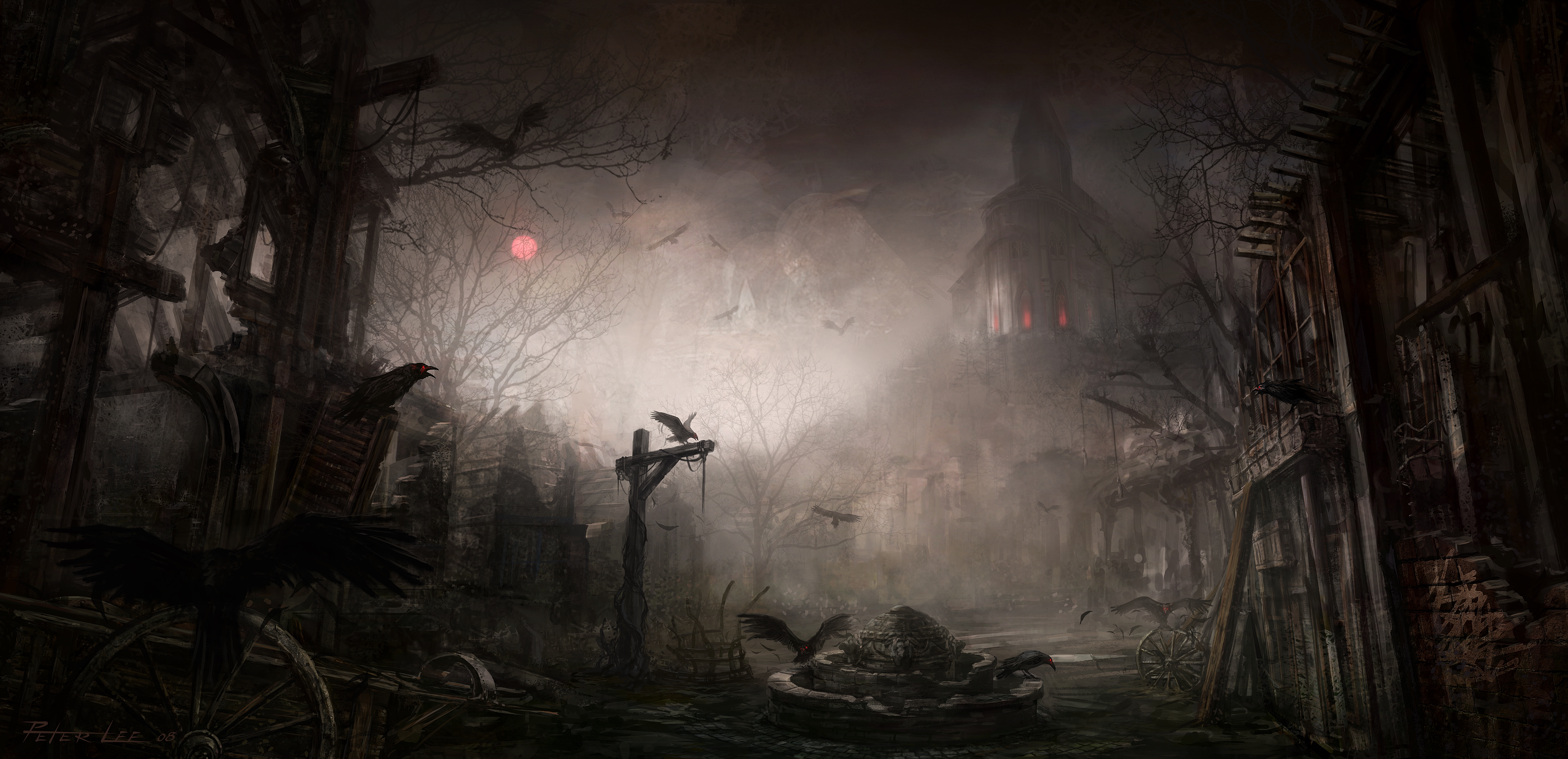In The Shadow Of Demon Temple 5k Retina Ultra HD Wallpaper