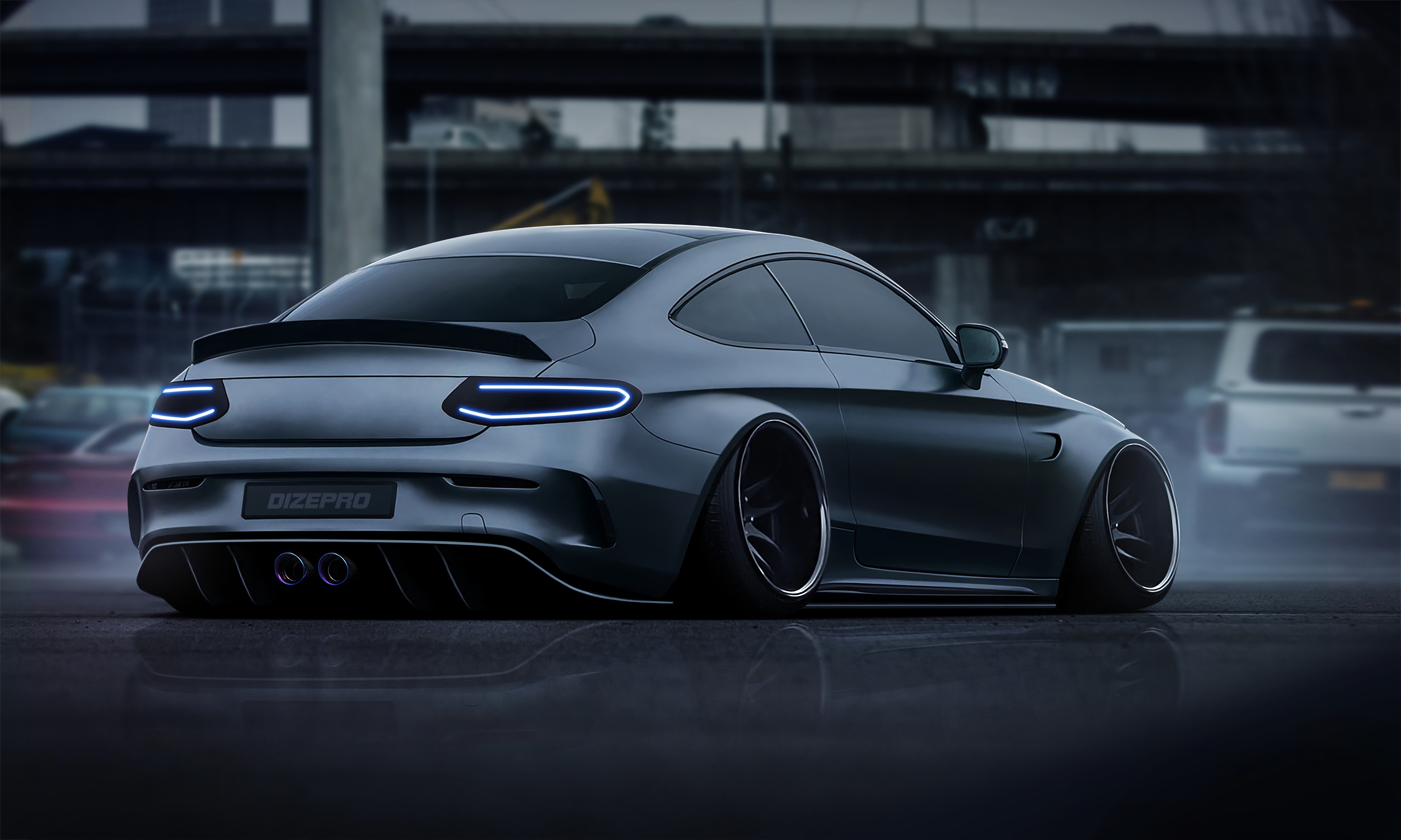 Dark Side Car Digital Art 4k HD Cars Wallpaper Image
