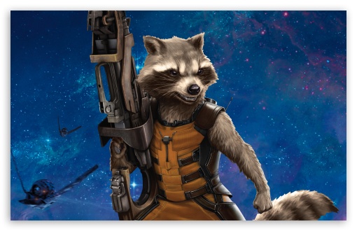 Rocket Raccoon HD Desktop Wallpaper High Definition
