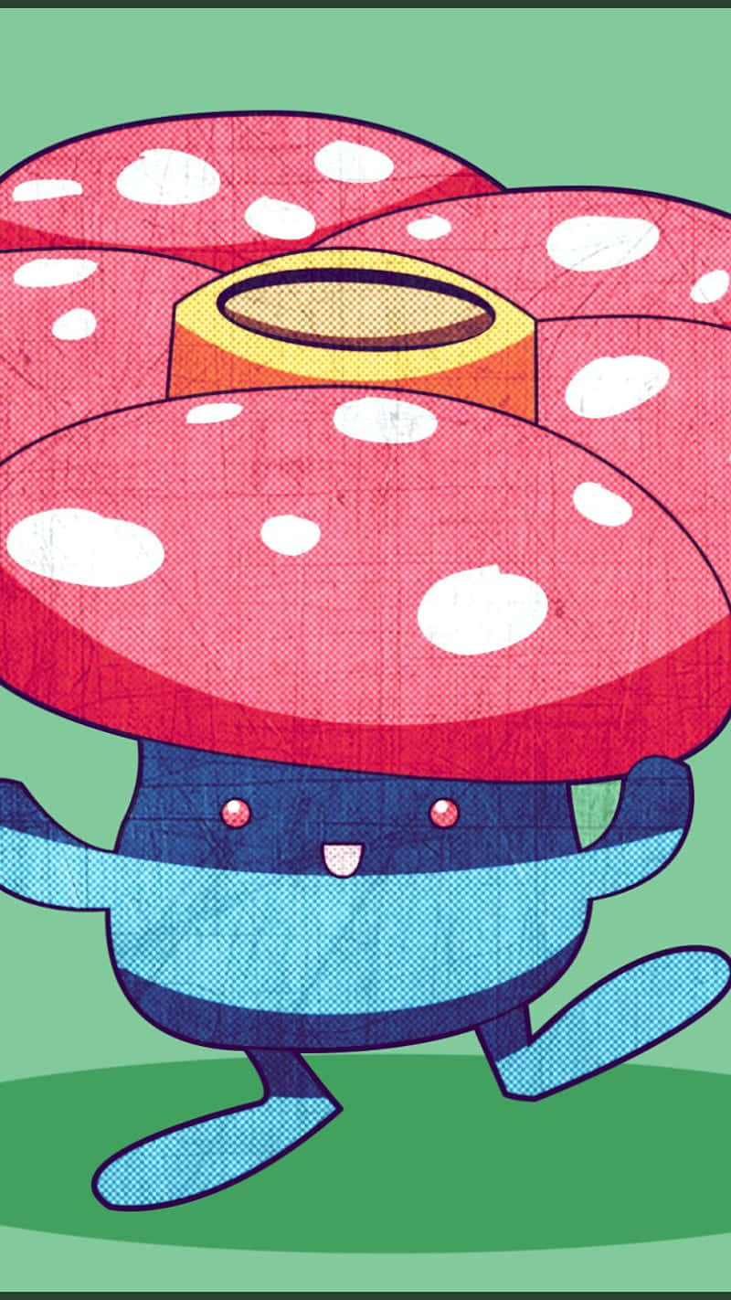Rough Textured Photo Of Vileplume Lu50x90ig57h1nxm Wallpaper