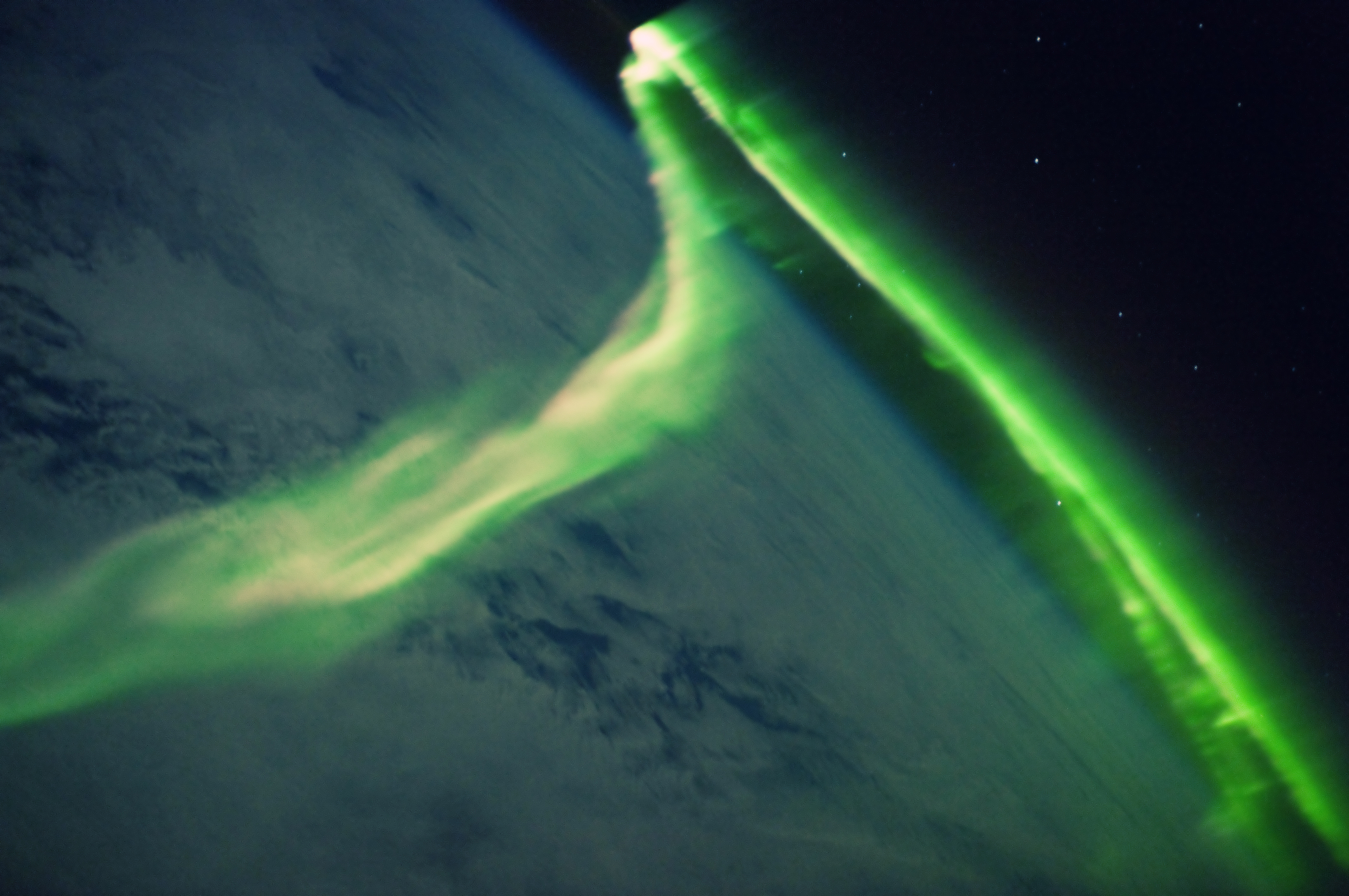 Outer Space Aurora Borealis HD Wallpaper Plas
