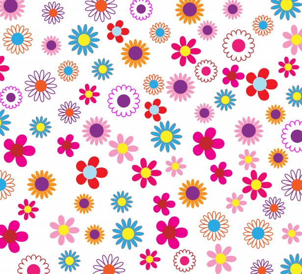 Colorful Floral Background Pattern Stock Photo Public Domain