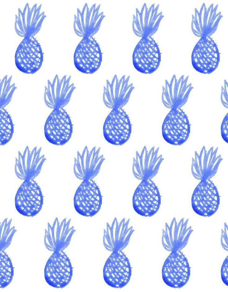 Pineapple Print Background