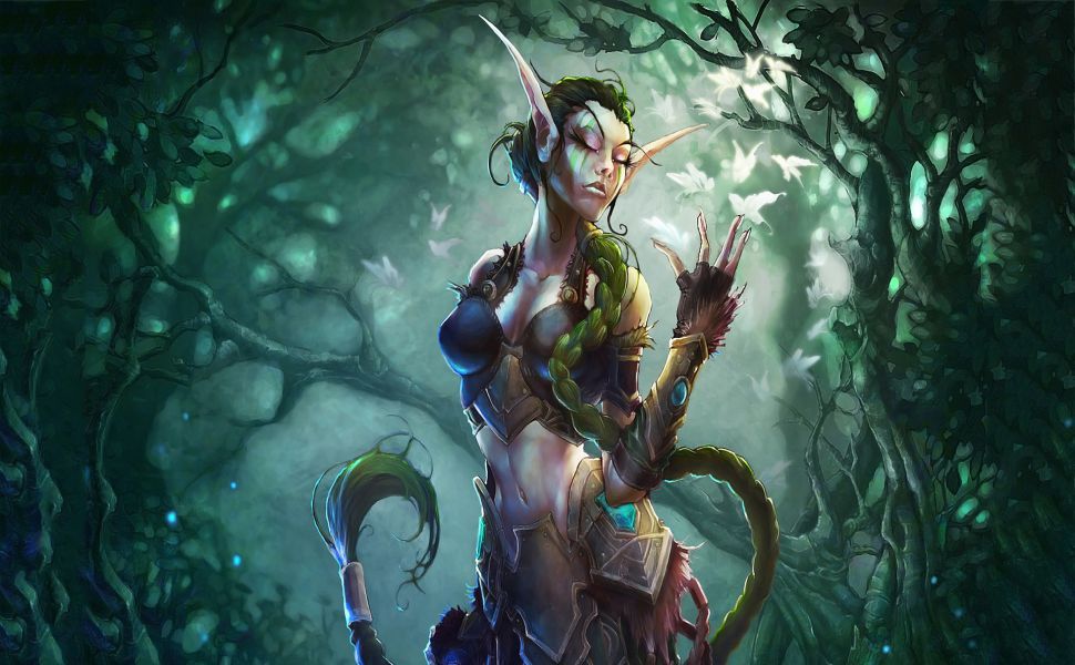 Ysera HD Wallpaper Warcraft Art World Of
