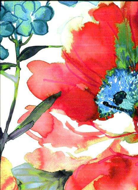 Artwork Garden Poppy Wallpaper By Prestigious Wallcoverings