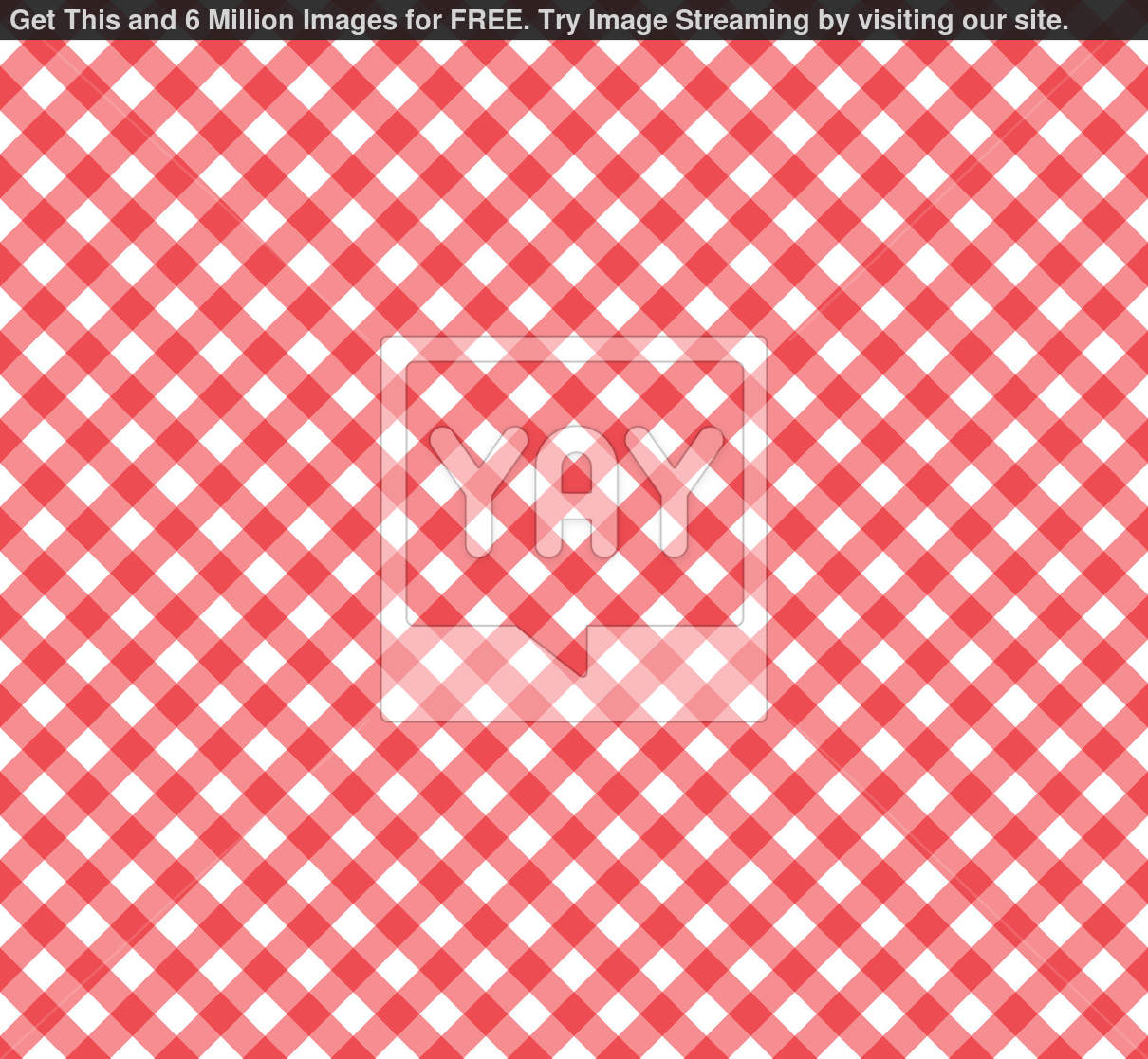 Gingham Pattern In Red And White