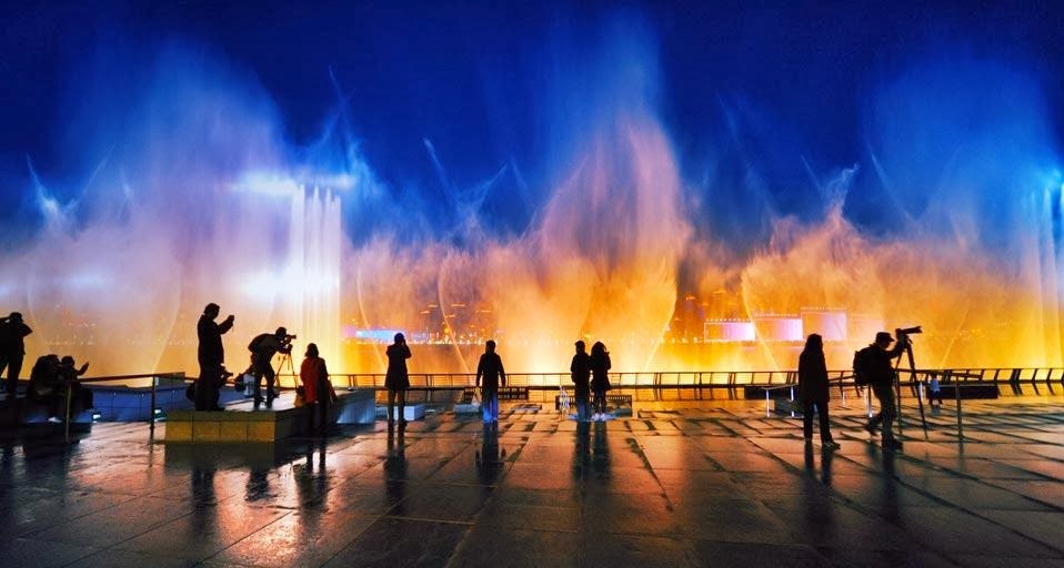 Musical Fountain At Shanghai World Expo China